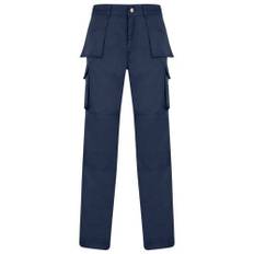 Absolute Apparel Mens Workwear Utility Cargo Trouser - 34R / Navy