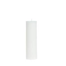 Lissia bloklys H20 cm. hvid glimmer