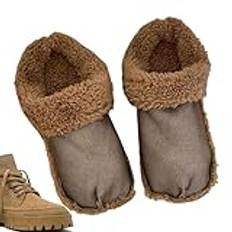 Fleece-inläggssulor,varma sulor, 1 par Super Soft Plysch Slipper innersulor, Uttagbara innersulor, House Slippers Liners för Slip Shoes
