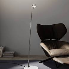 Top Light Puk! 80 Floor LED-linser klar/matt, vit/krom