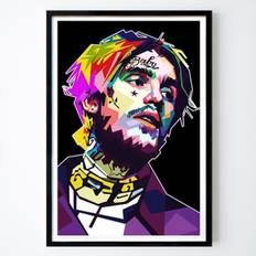 Pop Art Poster: Lil Peep popkonst av ShendyArt
