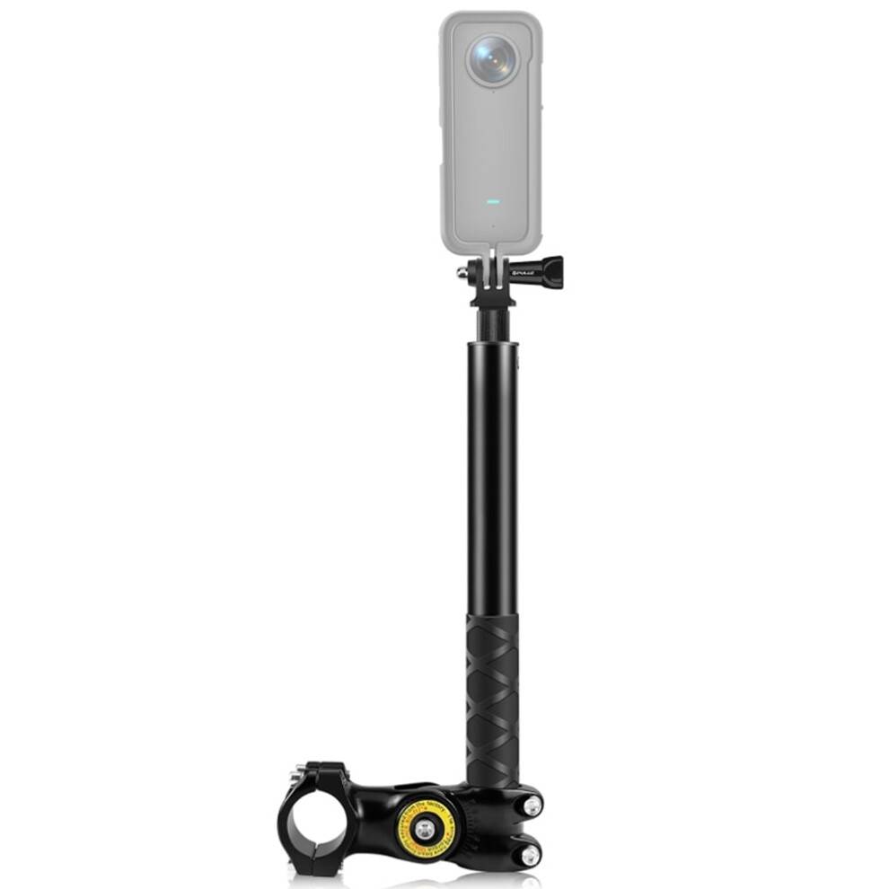 Selfiestang i aluminium med montering på styr – 28 cm til