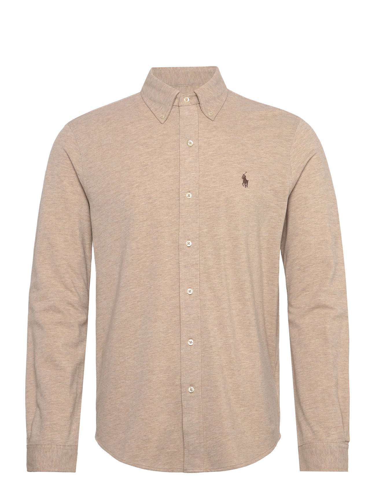 Polo Ralph Lauren Featherweight Mesh Shirt - Beige - L