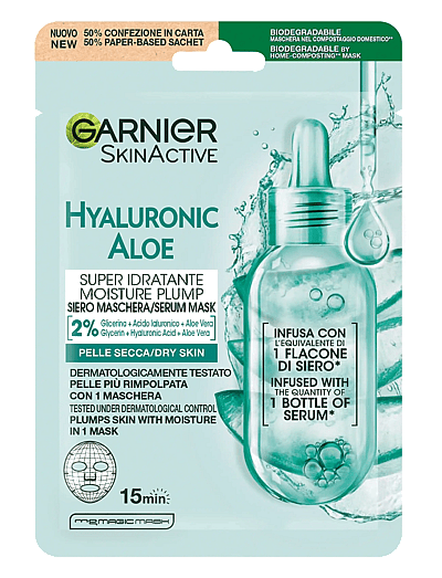 Garnier Garnier Moisture Bomb Aloe Sheet Mask - Hudvård - NO COLOUR / undefined