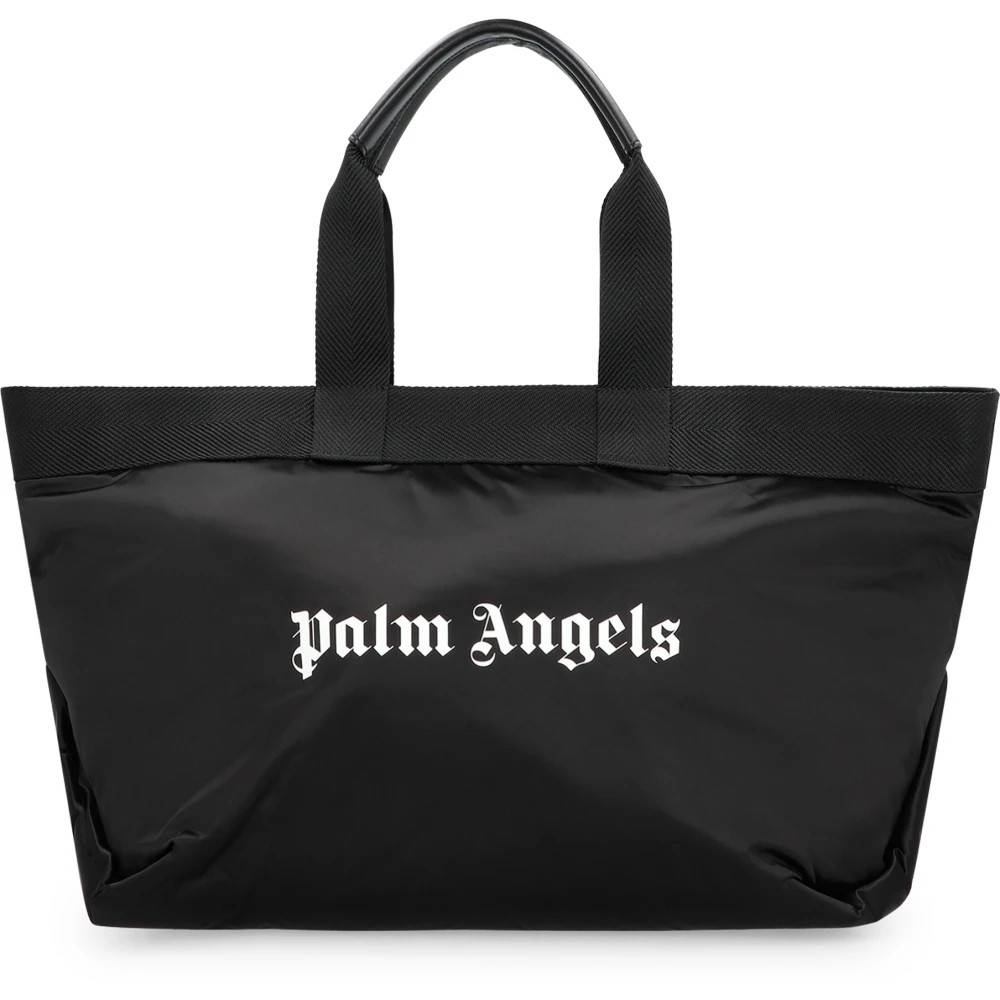 Palm Angels Tote Bag i nylon - Tasker - Herre - Sort - ONE SIZE - Nylon