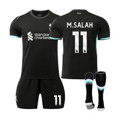 2024-2025 Liverpool udebanetrøje til børn sæt nr. 11 M.SALAH L
