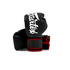 Fairtex boksehandsker "Microfiber" Black/Red 12 oz