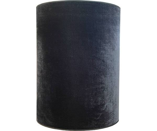 Lampeskærm - velvet gris - 30x40