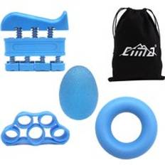 Handgreppsförstärkare träningspaket fitness underarm handgripare terapi ringfinger träningsband för rehabilitering gymverktyg - Brun