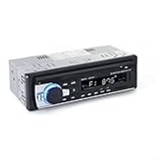 Hasaller Bilradio 60 W bilstereo musik MP3-spelare Bluetooth-FM-ljud musik stereo bilradio Bluetooth-handsfree bilradio bilstereo enkel Din 1 DIN stereo bilradio