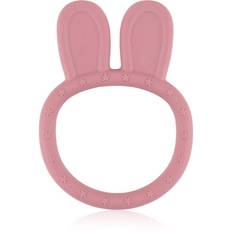 Petite&Mars Silicone teether Bunny 0m+ bitring Dusty Rose 1 st.