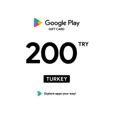 Google Play ₺200 TRY Gift Card (TR) - Digital Code