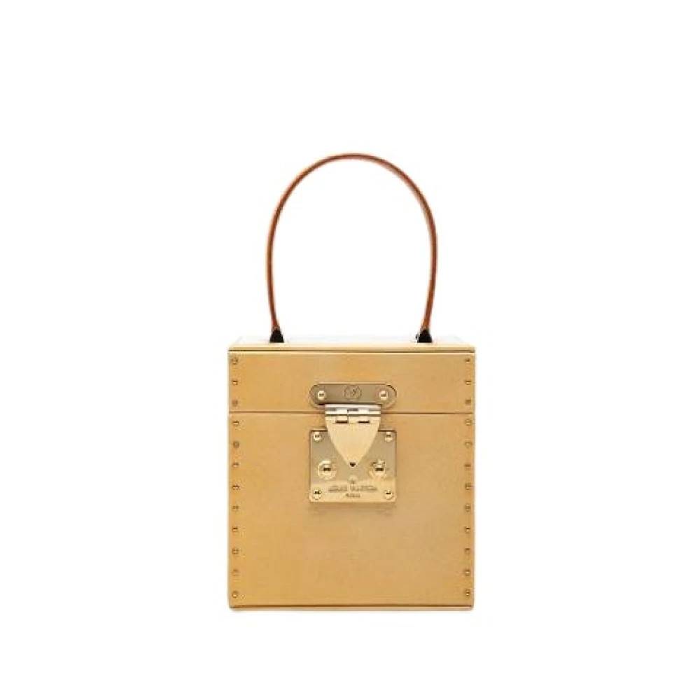 Louis Vuitton Vintage Pre-owned Bleecker Box Bag - Vintage - Dame - Beige - ONE SIZE - Læder