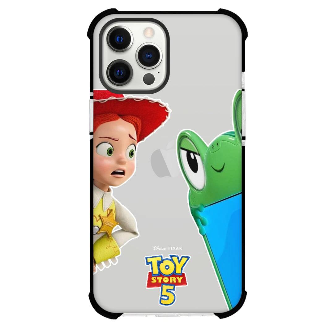 Toy Story 5 Phone Case For iPhone Samsung Galaxy Pixel OnePlus Vivo Xiaomi Asus Sony Motorola Nokia - Toy Story 5 Cowgirl Jessie and Frog Tablet Sticker.