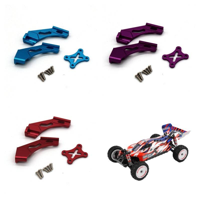 Wltoys 144001 144010 14016 124008 124010 124017 124019 RC Remote Control Car Metal Upgrade Parts Are Wing Bracket Parts