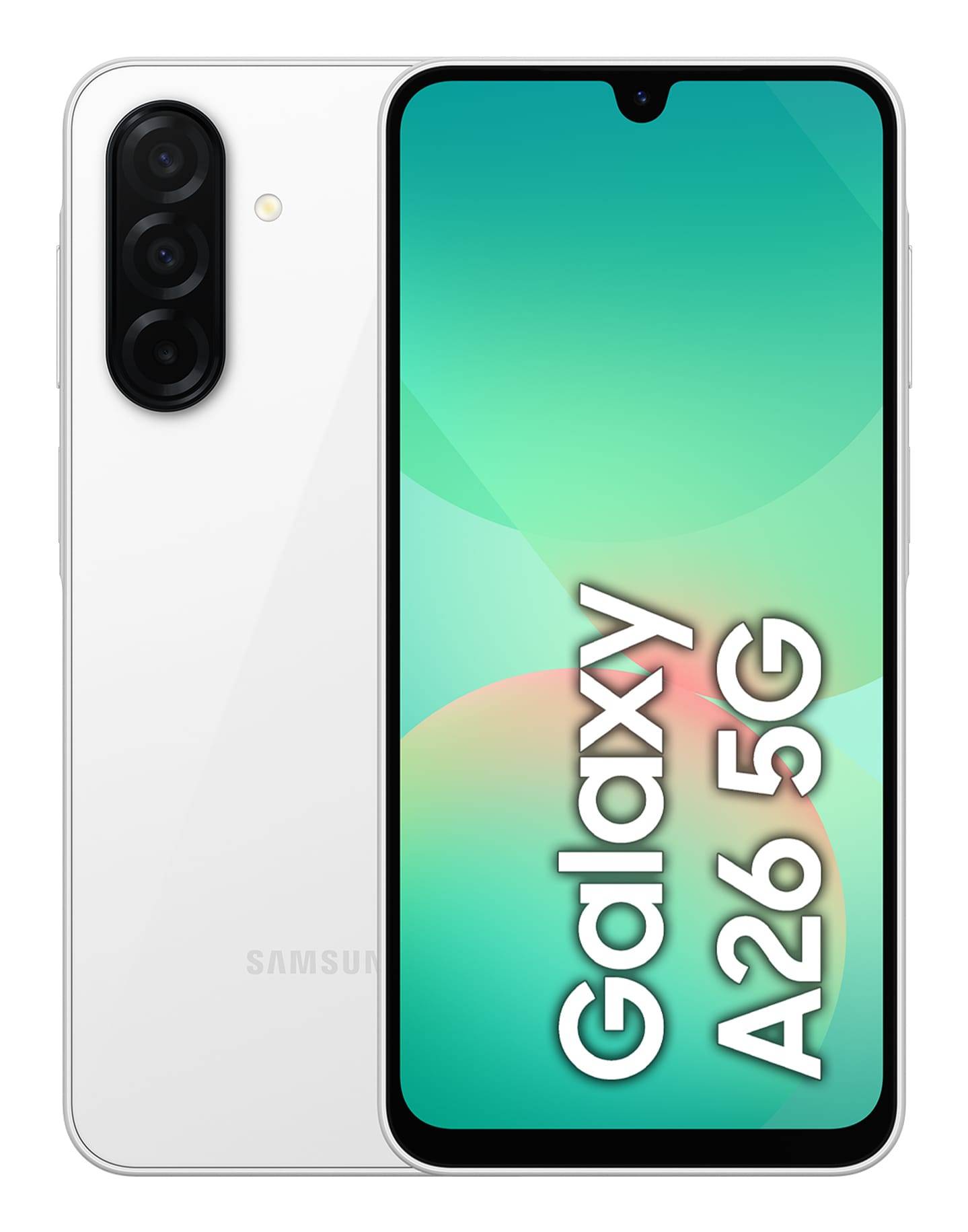 Samsung Galaxy A26 17 cm (6.7″) Dual SIM Android 15 5G USB Type-C 6 GB 128 GB 5000 mAh Hvid