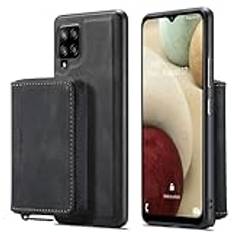 Phone Case Plånboksfodral med korthållare Compatible with Samsung Galaxy A42 5G, Magnetisk läder 2-IN-1 Avtagbart fodral, Plånboksfodral med dragkedja Stötsäkert skal Compatible with Samsung Galaxy A4