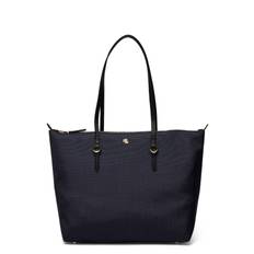 LAUREN RALPH LAUREN Nylon Medium Keaton Tote Bag |Blå |One Size