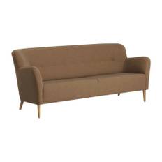 Swedese Nova 3-sitssoffa - Oljad ek Romo Linara 141 Chestnut