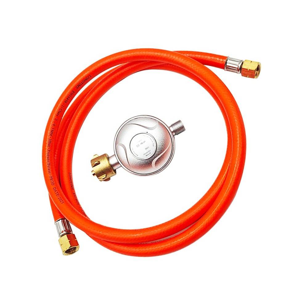 1.5M Gas Regulator Hose Gas Propane Adapter Hose Connectable to Cooktops Flamethrower for Fireplace Party Picnic