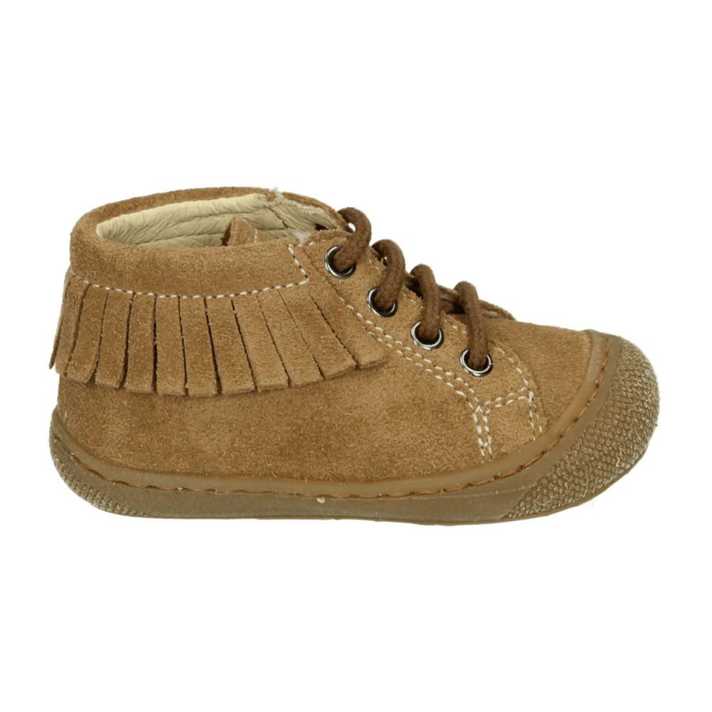Naturino Suede Piger Midt Sko Cognac - Kids - Dame - Brun - 21 EU - Suede