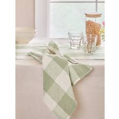 Sophie Allport Sophie Allport Sage Green Linen Gingham Napkins Set of 4
