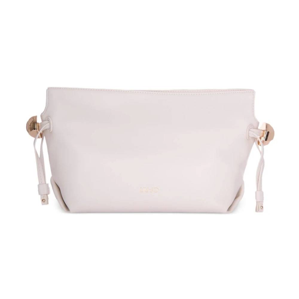 Liu Jo Skuldertaske med snoretræk - Tasker - Dame - Beige - ONE SIZE - Uld