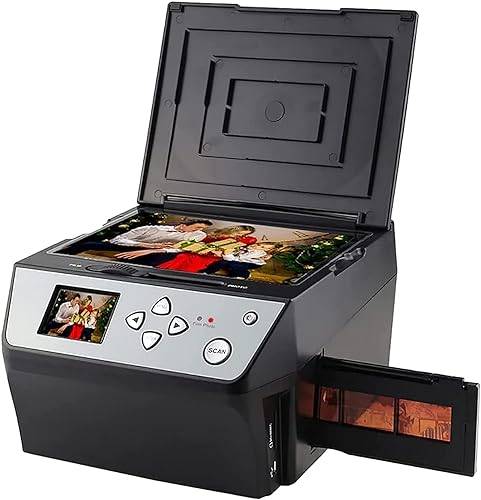 Bildskanner, 22 MP digital film, stöd för USB-utgång, färg- och svartvit 35 mm konvertering, 110 negativa filmer bilder/foto/dokument/visitkort till foton nummer
