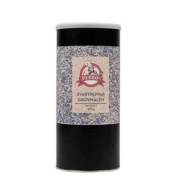 Svartpeppar grovmalen 460g