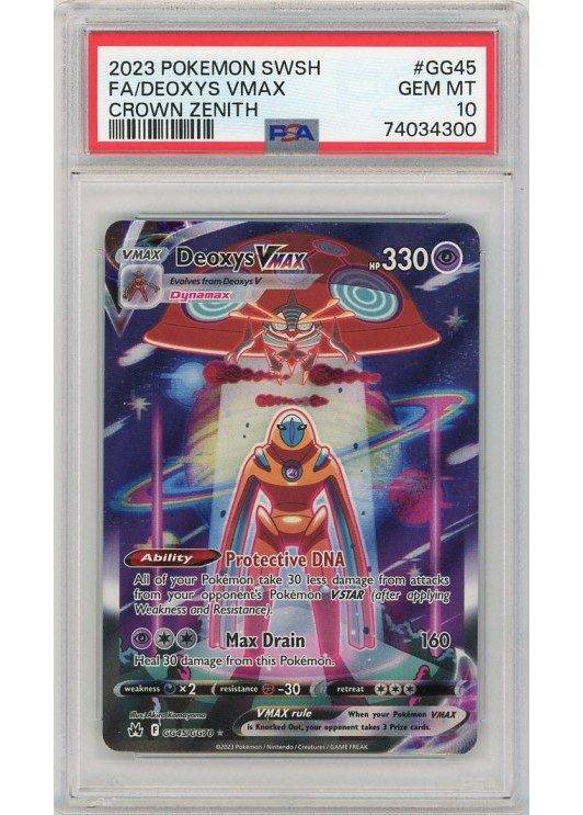 Deoxys VMAX - GG45/GG70 - PSA 10.