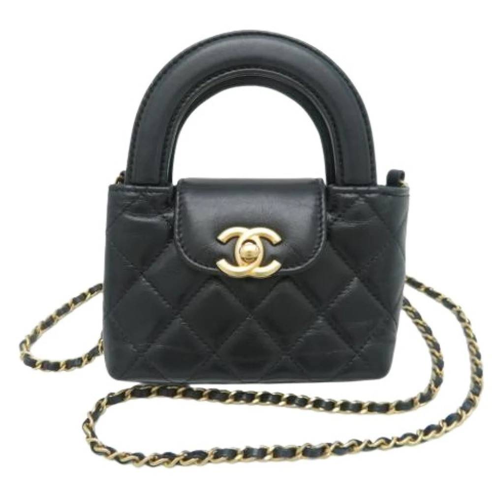 Chanel Vintage Pre-owned Vintage Skuldertaske - Vintage - Dame - Sort - ONE SIZE - Uld