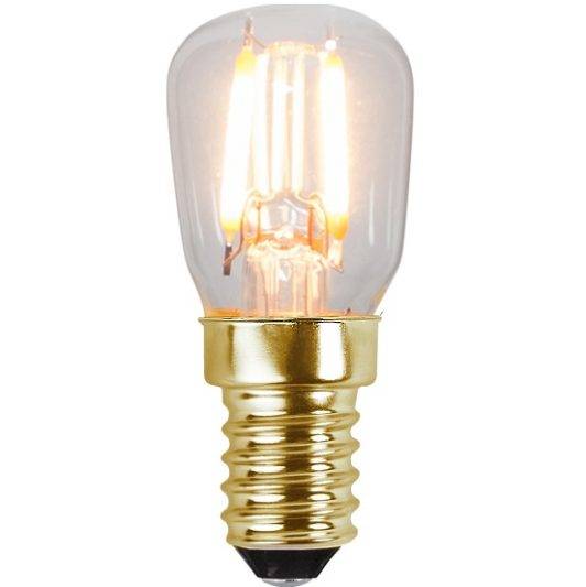 LED Dimbar Päronlampa Klar E14 1,8W 100lm 2100K Star Trading