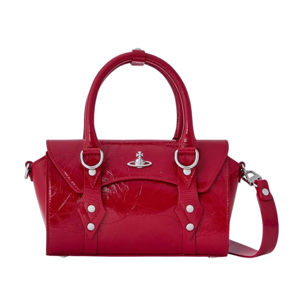 Vivienne Westwood Bettina Mini Crossbody - Tasker - Dame - Rød - ONE SIZE - Bomuld