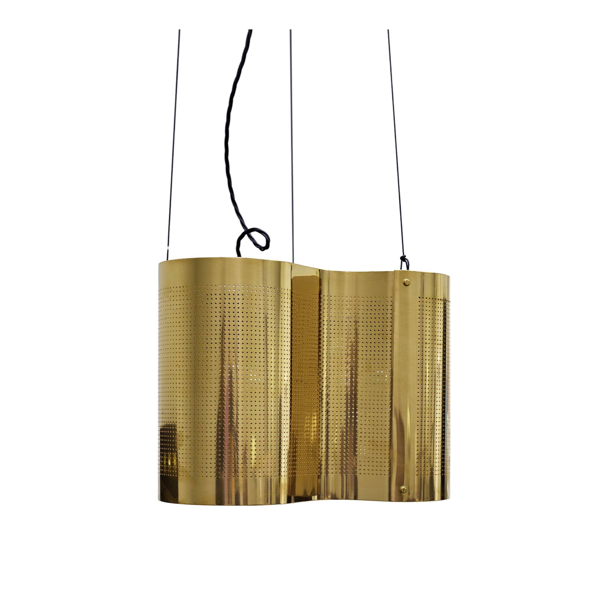 Ingridsdotter - Snäcka loftlampe messing - Pendellamper - Jonas Bohlin - Guld - Metal