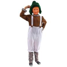 Kids Unisex Oompa Loompa Costume - Age 7-9