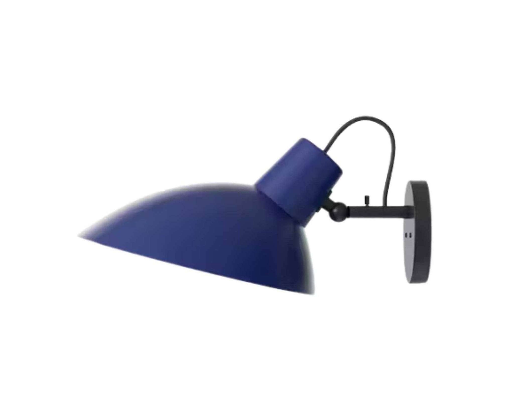 Astep VV Cinquanta vägglampa blå / svart