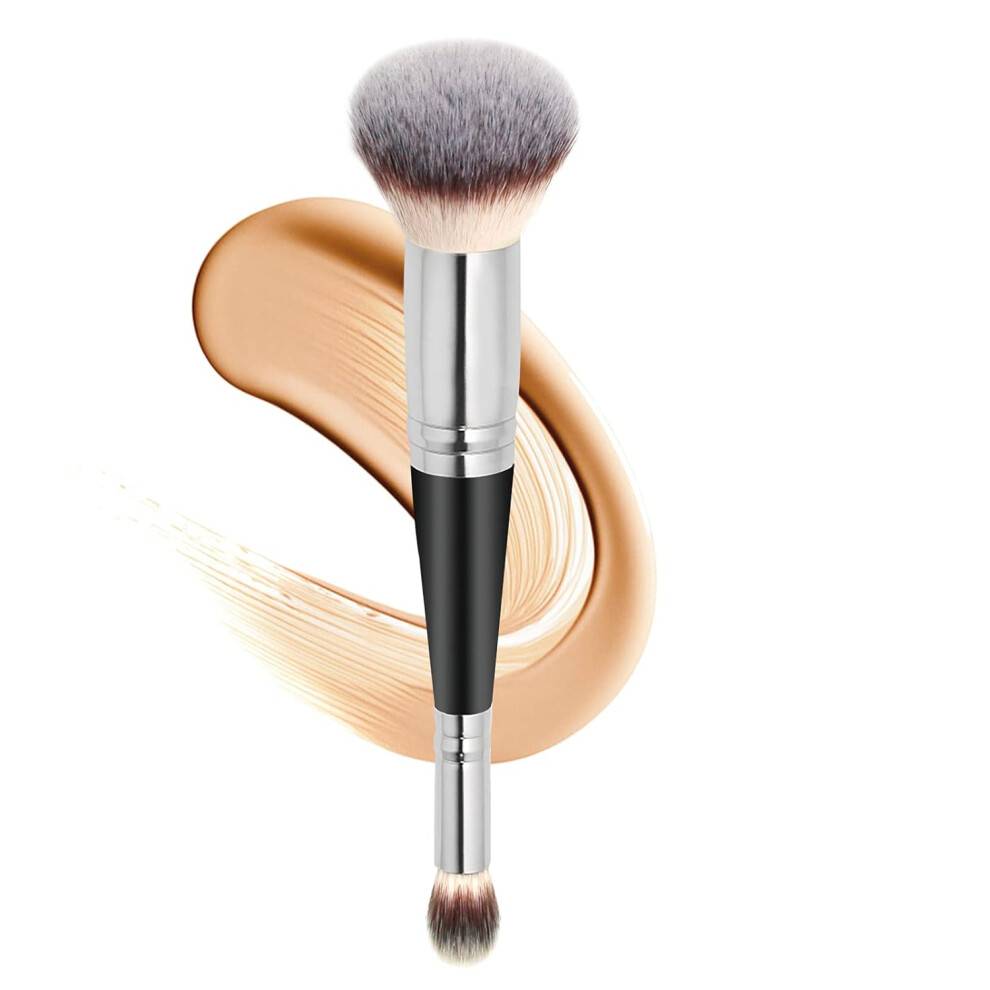 Luksushårbørster, syntetiske kosmetikværktøjer uden fælder til professionel finish og præcisionspåføring, multifunktionelle makeupbørster