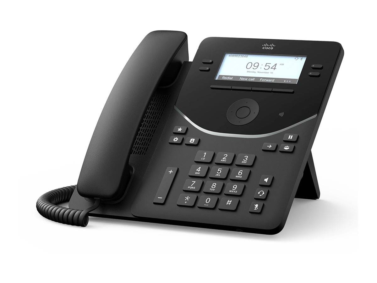 Cisco Desk Phone 9841 VoIP-telefon Carbon-sort --> På fjernlager, levevering hos dig 22-10-2026