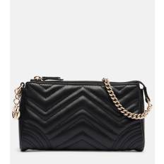 Gucci GG Marmont 2.0 Mini leather shoulder bag - black - One Size