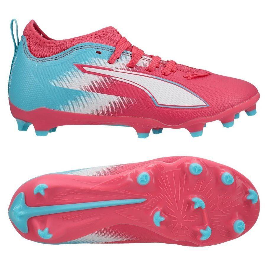 PUMA Ultra 6 Match FG/AG Re-charge - Blå/Pink/Pink Børn