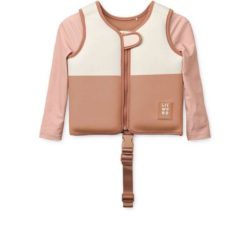 Liewood Dove Badväst med Ärmar - Tuscany Rose Multi Mix 19-30 kg