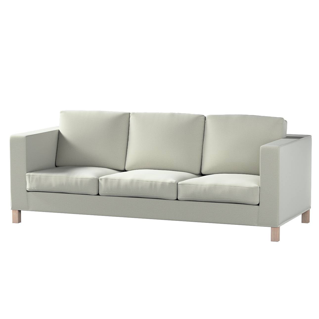 Karlanda klädsel <br>3-sits soffa - kort klädsel, Pastellmint, 208 X 87 X 66 CM, Ingrid