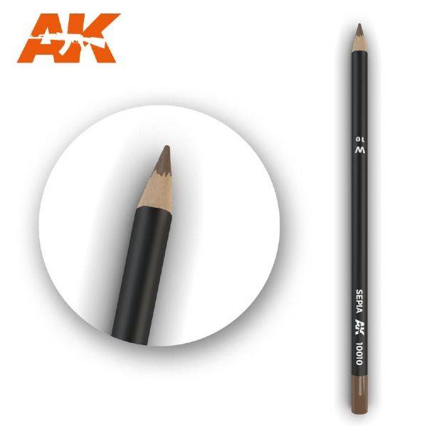 Watercolor Pencil Sepia (