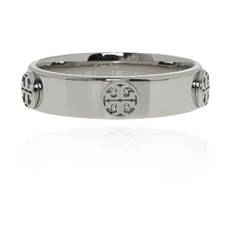 Tory Burch, Accessoarer, Dam, 45 MM, Ring med präglad logotyp