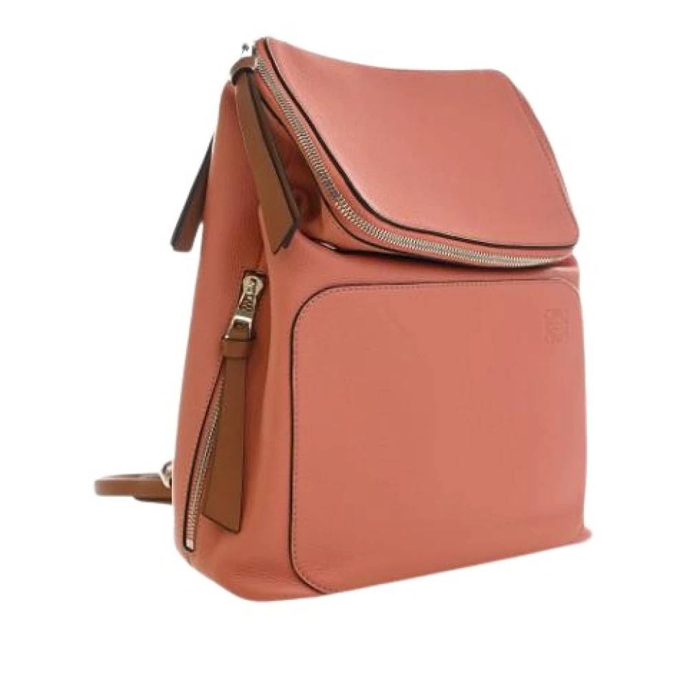 Loewe Pre-owned Pre-owned Goya Rygsæk - Vintage - Dame - Lyserød - ONE SIZE - Uld