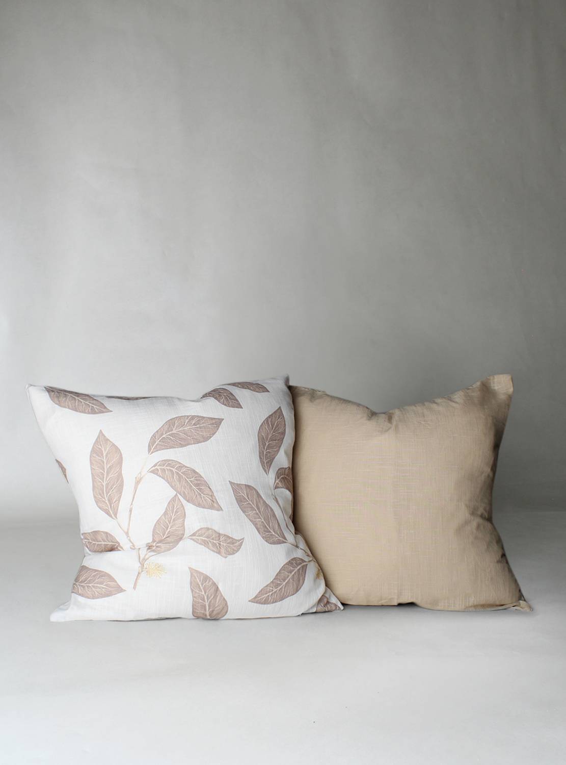 Kuddfodral 2-pack - Morris (beige) (Storlek: 45 x 45 cm)