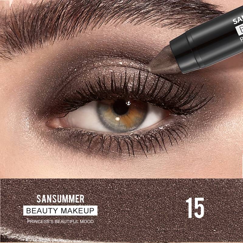TEMU 7-color Waterproof Eye Shadow Stick, Pearlescent Matte Treatment, To Create And Lasting Eye Makeup Lasting Shadow Stick, Easy To Create , For Mother's Day