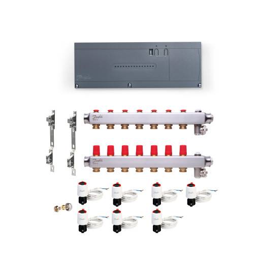 Danfoss Icon2 gulvvarmestyring, trådløs, 7 kredse