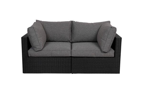 Sala 2 Personers Modul sofa m/vandafv. hynder