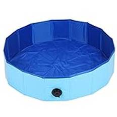 Folding Pet Pool Plastic Foldable Dog Bathtub Folding Dog Pool PVC Bathtub (160x30cm)